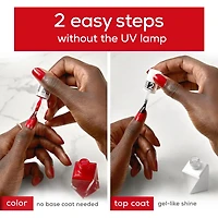 gel couture, 2-step longwear nail polish, 8-free vegan formula