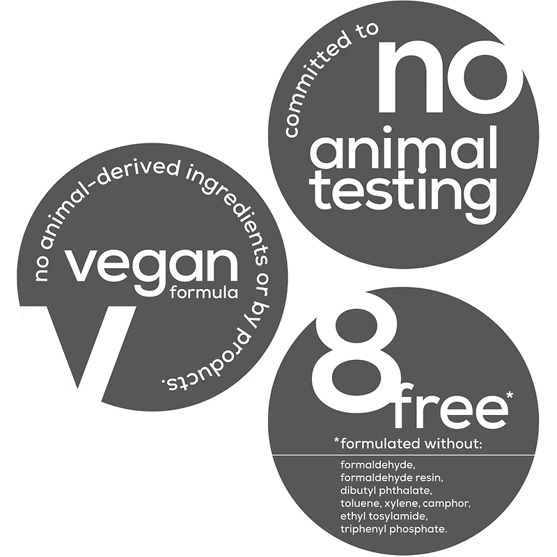 gel couture, 2-step longwear nail polish, 8-free vegan formula