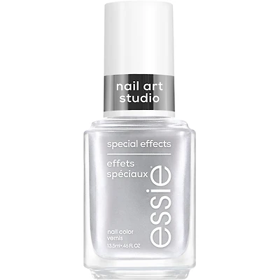 essie nail art studio special effects polish, vegan, salon quality formula, pixel pearl finish, astral aura, pink, 13.5 ml