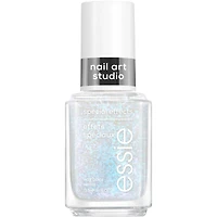 essie nail art studio special effects polish, vegan, salon quality formula, pixel pearl finish, astral aura, pink, 13.5 ml