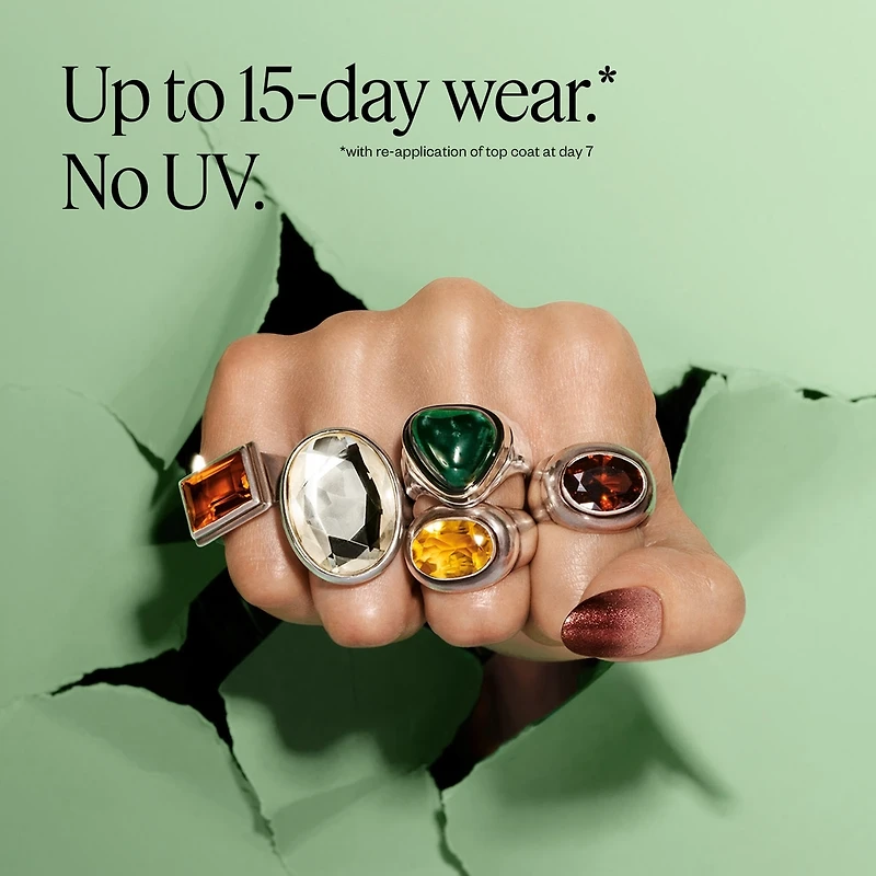 gel couture by essie metallic glaze top coats