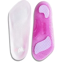 SEMELLES ORTHOPÉDIQUES EN GEL TROIS QUARTS POUR FEMME, POINTURES 5 à 11