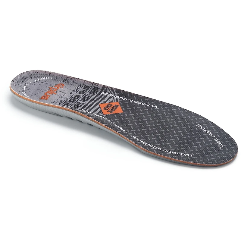 SEMELLES EN MOUSSE VISCOÉLASTIQUE PLUS ULTRA WORK POUR HOMME, POINTURES 7 à 13