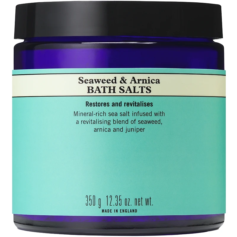 Algues et sels de bain d’arnica