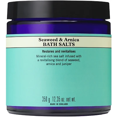 Algues et sels de bain d’arnica
