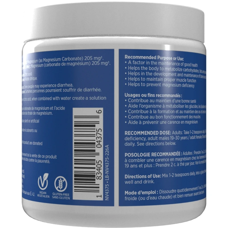 Natural Calm Magnesium en Poudre