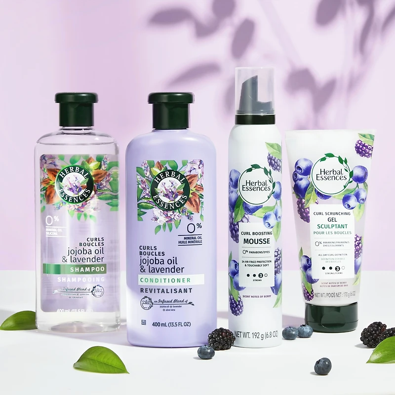 Curl Boosting Mousse for Curly Hair and Wavy Hair, All Day Hold, Frizz Control