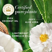 Coconut Oil Hydrating Conditioner, 400 mL, with Certified Camellia Oil and Aloe Vera, For All Hair Types, Especially Dry Hair