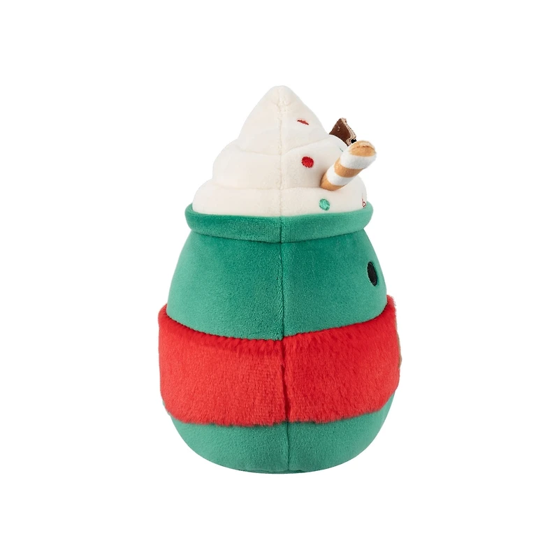 Peluche Squishmallows des Fêtes 5 po - Calvin le latté à la menthe poivrée