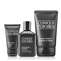 Coffret de soins homme Essentiels de rasage quotidien : Nettoyer, Raser, Apaiser
