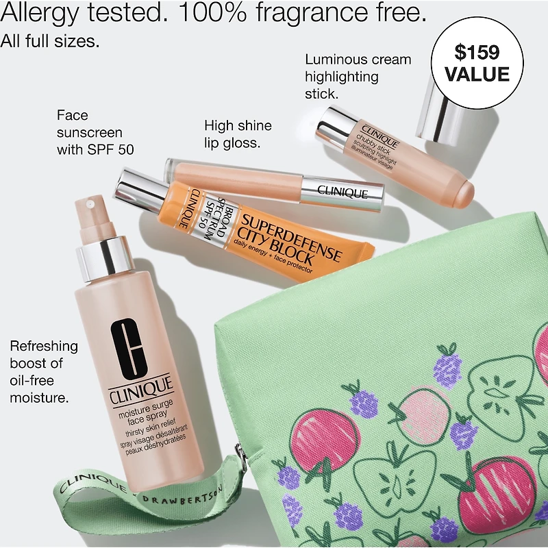 Coffret soins et maquillage Sunny Day Staples