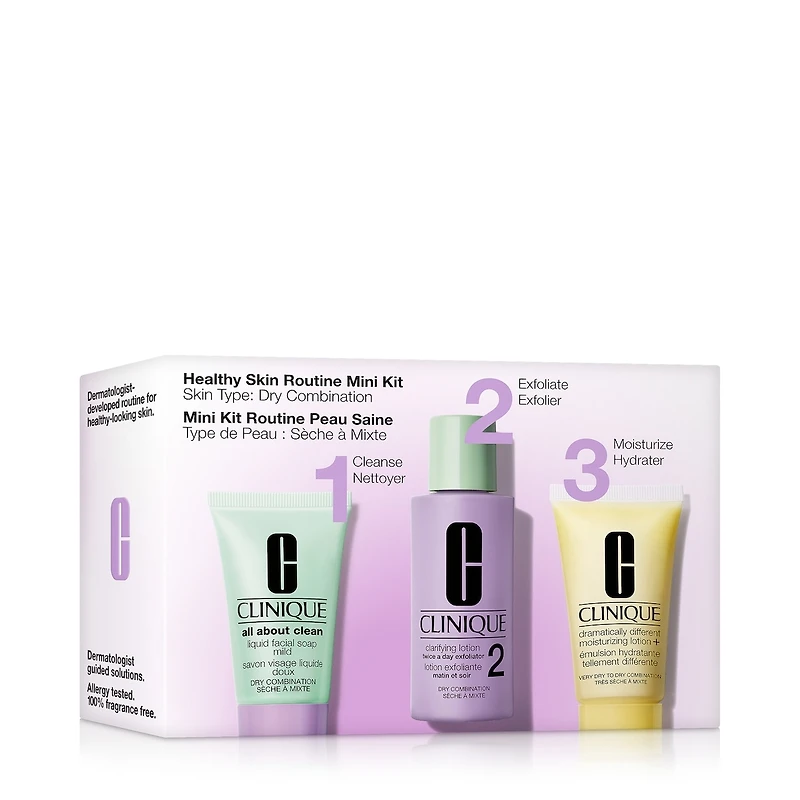 Healthy Skin Routine: Mini 3-Step Kit For Dry Skin