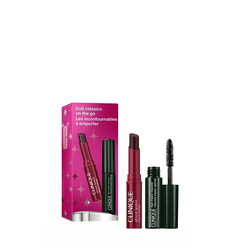 Cult Classics on the Go: High Impact Mascara + Black Honey Lip Mini Gift Set