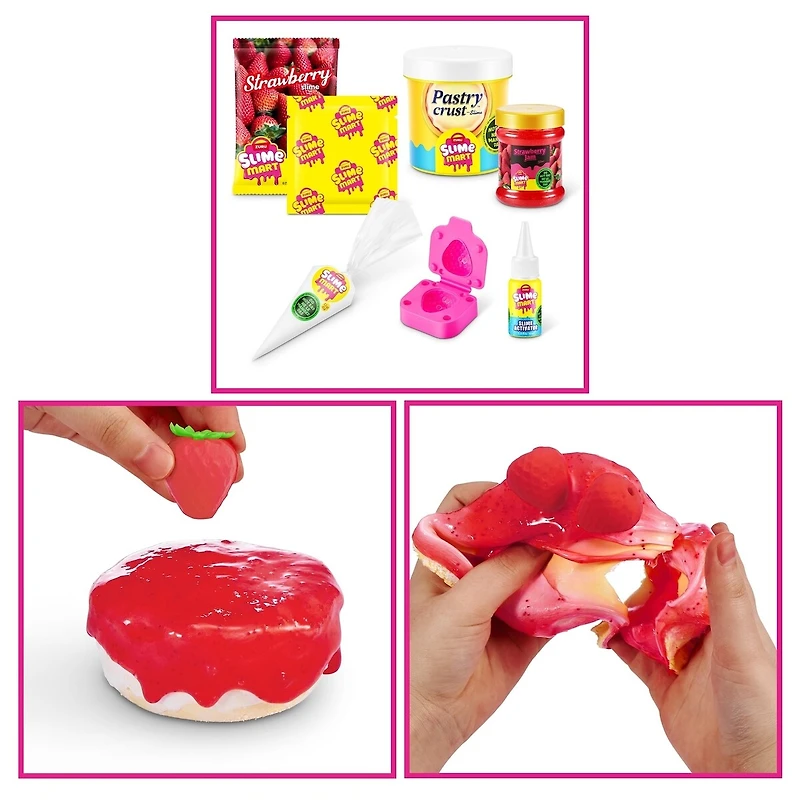 Slime Mart Petit sac Gâteau au fromage aux fraises