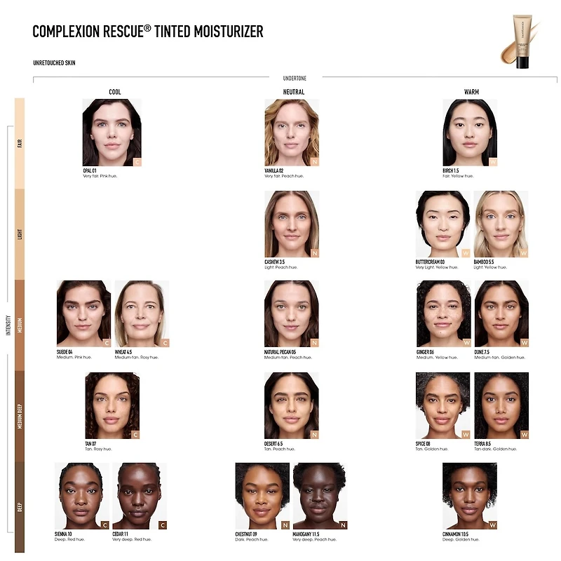 Crème Hydratante Teintée COMPLEXION RESCUEMD avec acide hyaluronique