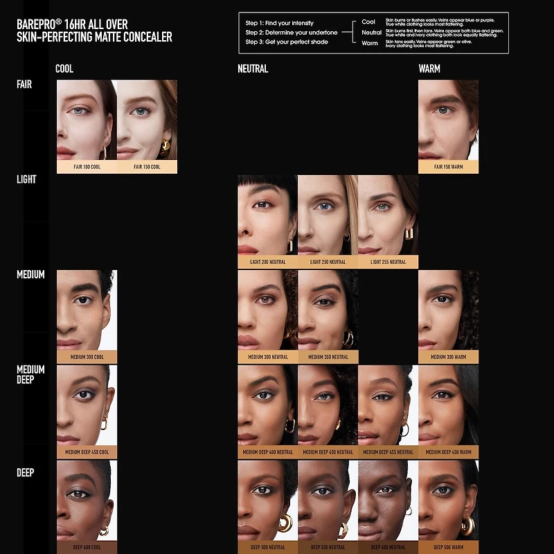 BAREPRO® 16HR All Over Skin-Perfecting Matte Concealer