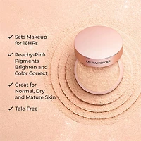 Poudre Libre Fixante Transparente Ultra-Blur Éclat Rosé