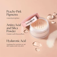 Poudre Libre Fixante Transparente Ultra-Blur Éclat Rosé