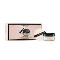 Indulgent Icons Ultra-Blur Translucent Loose Setting Powder & Velour Puff Set