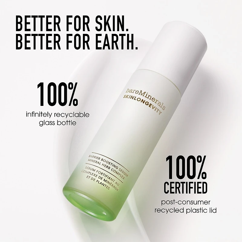 SKINLONGEVITY Sérum Fortifiant Nourrissant au Complexe de Minéraux et de Plantes avec niacinamide 30 ML