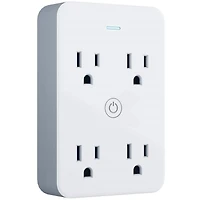 EXTEND - Bloc mural intelligent Wi-Fi avec 4 prises et protection contre la surtension