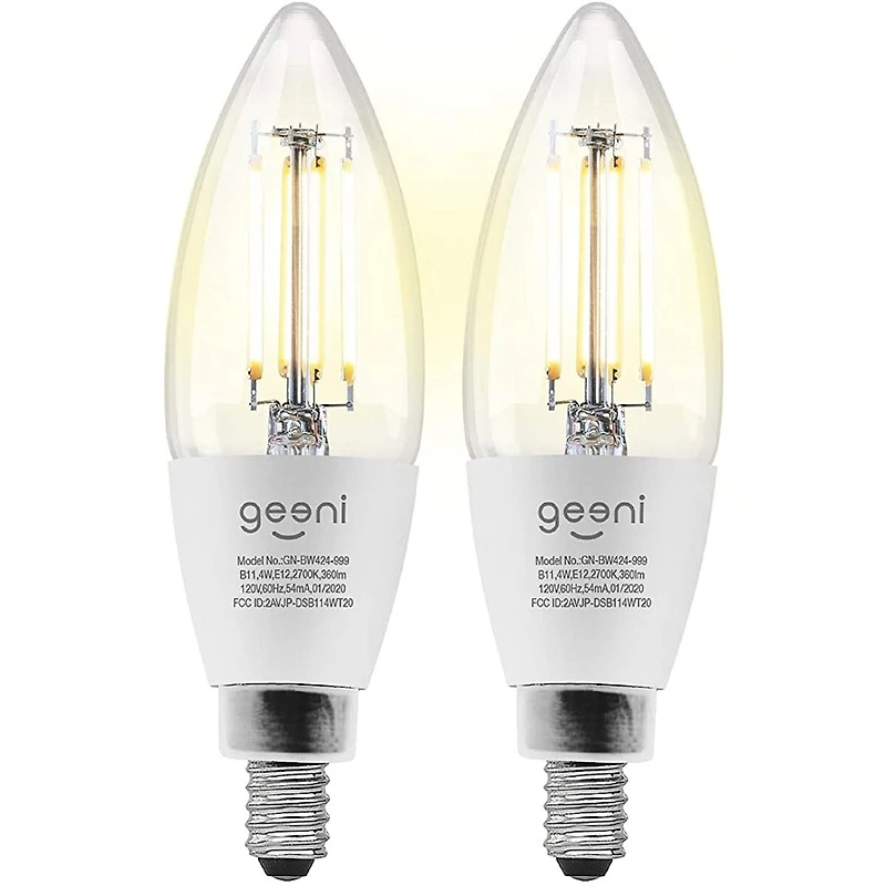 Lot de 2 ampoules LED intelligentes LUX Edision B11