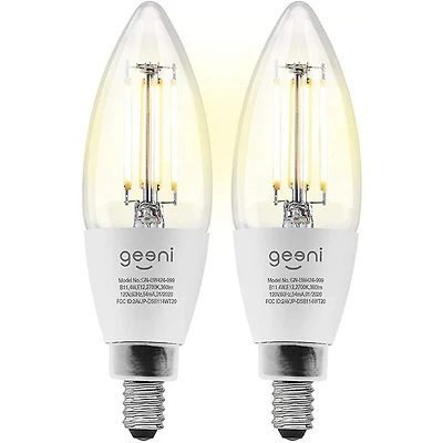 Lot de 2 ampoules LED intelligentes LUX Edision B11