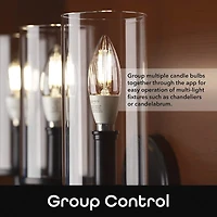 Lot de 2 ampoules LED intelligentes LUX Edision B11