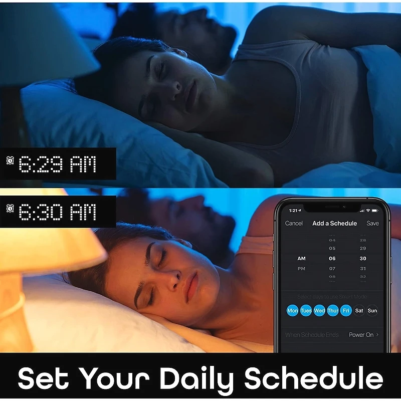 Lot de 2 ampoules LED intelligentes LUX Edision B11