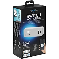 SWITCH + CHARGE Prise intelligente Wi-Fi avec ports USB-C et USB-A
