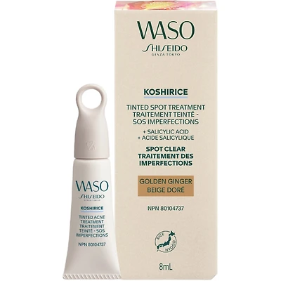 WASO KOSHIRICE Tinted Acne Treatment, 1 Subtle Peach