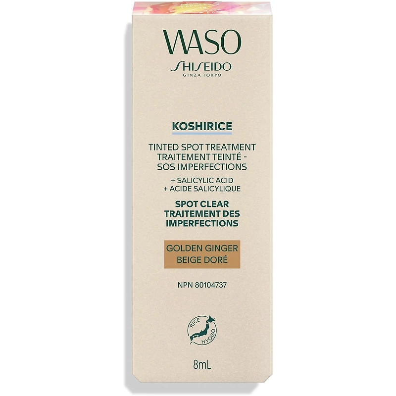 WASO KOSHIRICE Tinted Acne Treatment, 1 Subtle Peach