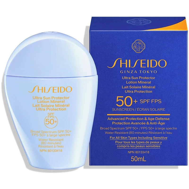 SOINS SOLAIRES SHISEIDO​
Lotion Minérale Protectrice Ultra Su