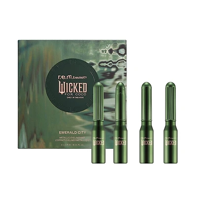 Wicked For Good -  Emerald City Metallic Eyeliner Set - 4 X 3.5 Ml