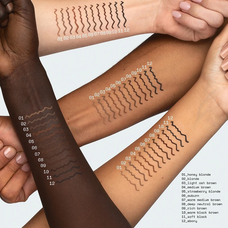 space shape brow pencil