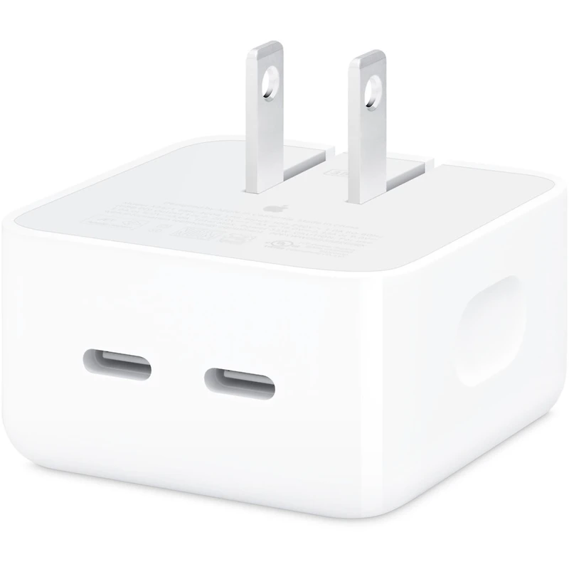 Adaptateur secteur double port USB-C 35 W