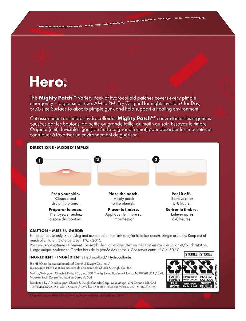 Hero trousse de vacances