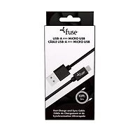 10Ft Lghtning Round Cable - Black