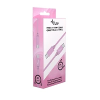 3Ft C-To-C Silicone - Pink