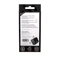 20W Dual Port 1 USB C 1 USB A Wall Adpater - Black