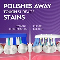 Brosses à dents à pile Oral-B Pulsar Blanchiment expert, souple, 2 unités