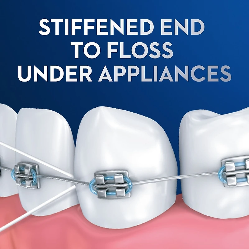 Oral-B Super Floss Pre-Cut Strands Dental Floss, Mint, 50 Count, Pack of 2