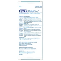 Oral-B Super Floss Pre-Cut Strands Dental Floss, Mint, 50 Count, Pack of 2