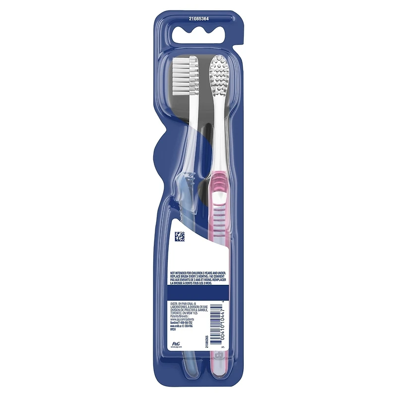 Oral-B Sensi-Soft Toothbrush, Ultra Soft, 2 count