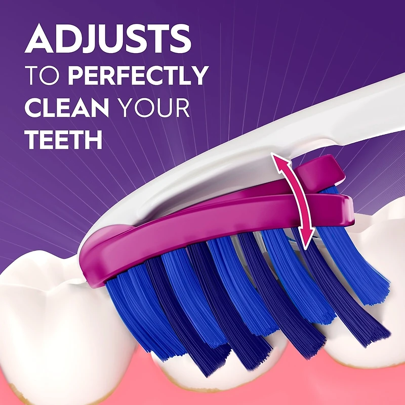 Brosse à dents manuelle au charbon Pro-Flex, souple, 2 unités