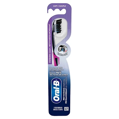 Brosse à dents manuelle au charbon Pro-Flex, souple, 1 unité