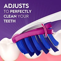 Brosse à dents manuelle au charbon Pro-Flex, souple, 1 unité