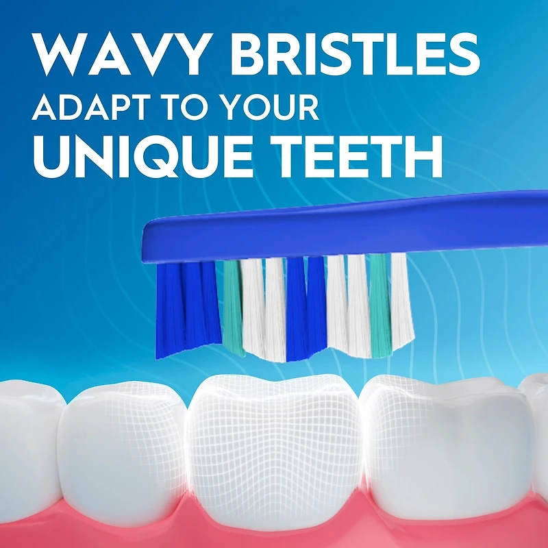 Essential Clean Toothbrushes, Removes Plaque, Soft, 4 Count