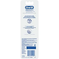 Brosse à dents Brillance blanchiment haut de gamme avec efface-plaque, moyenne, bleu ciel, 1 unité