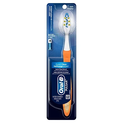 Brosse à dents à pile Oral-B Pro-Santé Pulsar, souple, 1 unité
